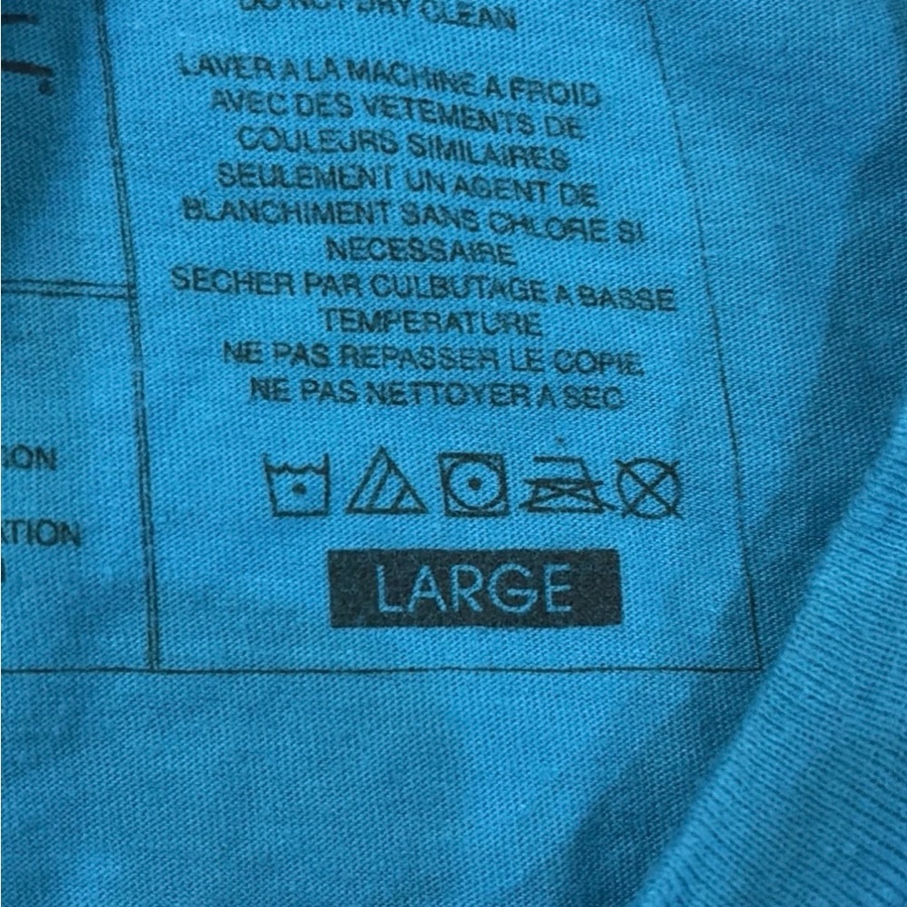 Empyre Turquoise Logo Tee with Black Print - Picture 4 of 5